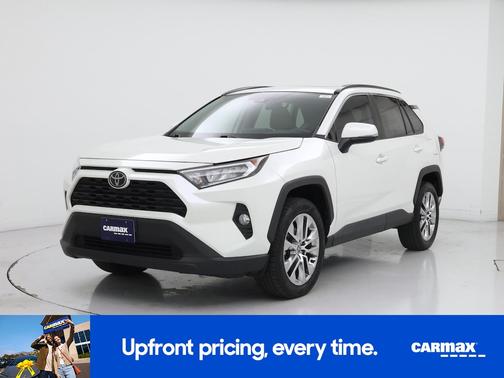 White 2021 Toyota RAV4 XLE Premium