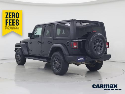 Black 2024 Jeep Wrangler Sport S