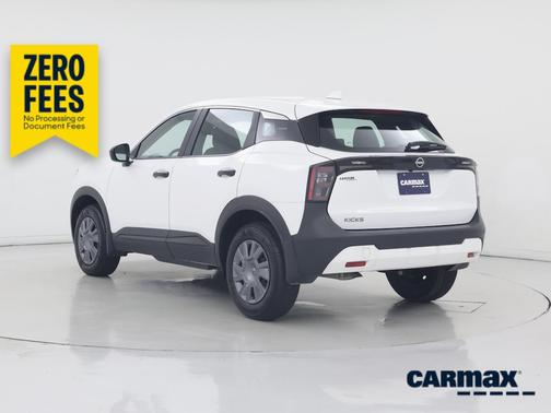 White 2025 Nissan Kicks S