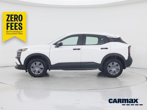 White 2025 Nissan Kicks S