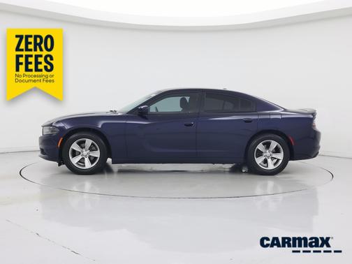 Blue 2015 Dodge Charger SE