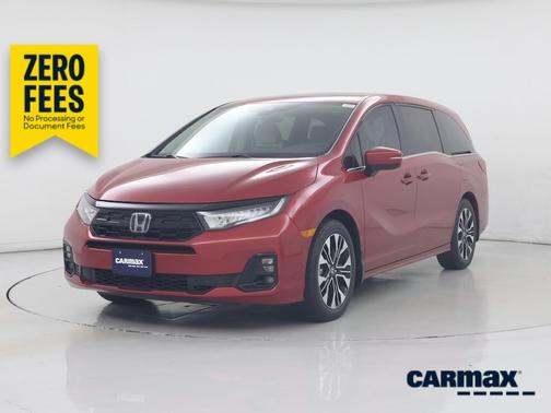 Red 2025 Honda Odyssey Elite