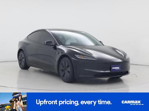 Black 2025 Tesla Model 3 Long Range
