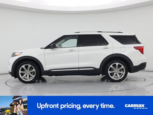 White 2020 Ford Explorer Platinum