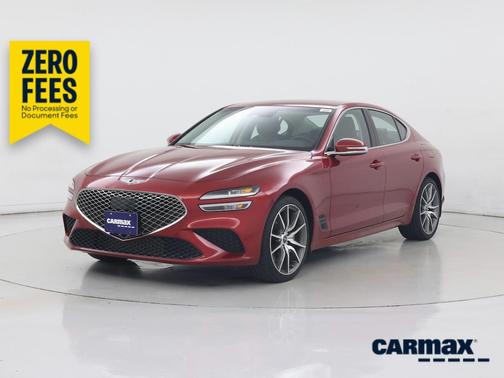 Red 2023 Genesis G70 3.3T