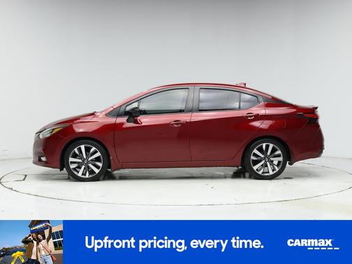 Red 2020 Nissan Versa SR