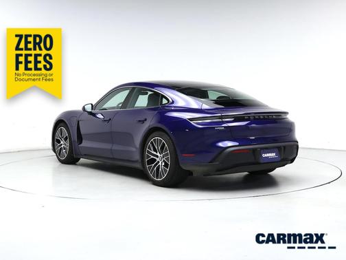 Blue 2021 Porsche Taycan 4S