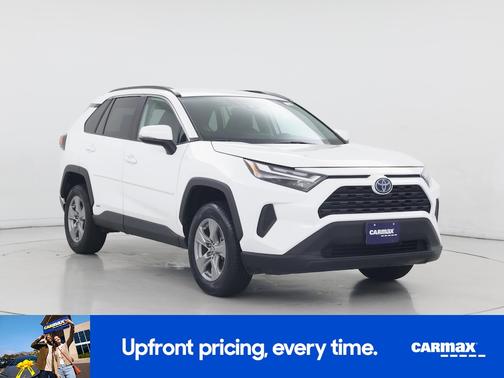 White 2024 Toyota RAV4 Hybrid LE