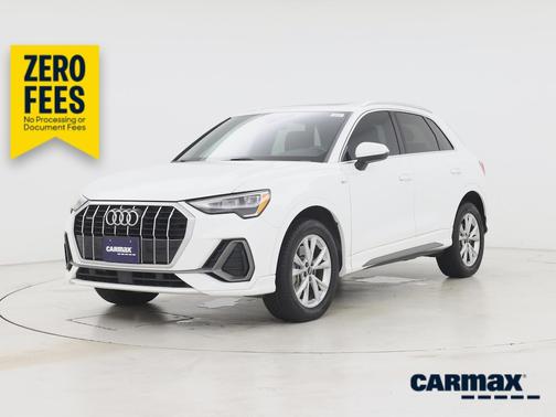 White 2022 Audi Q3 S-Line Premium
