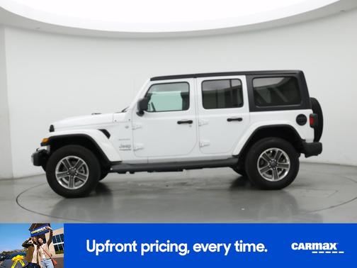 White 2018 Jeep Wrangler All-New Unlimited Sahara