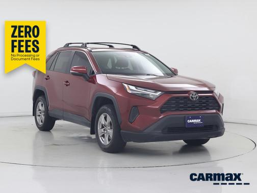 Red 2022 Toyota RAV4 XLE