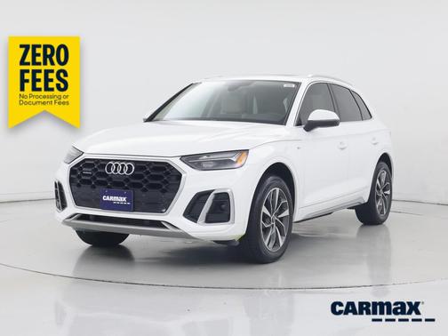 White 2022 Audi Q5 S-Line Premium Plus