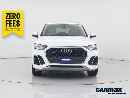 White 2022 Audi Q5 S-Line Premium Plus