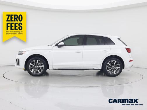 White 2022 Audi Q5 S-Line Premium Plus