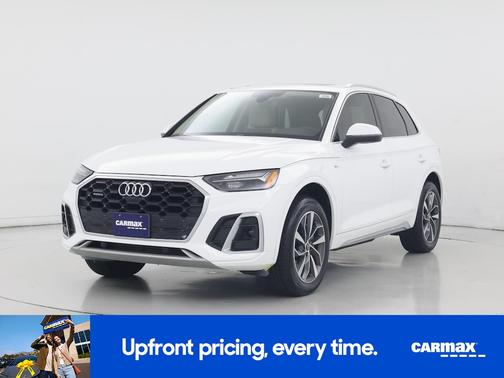 White 2022 Audi Q5 S-Line Premium Plus