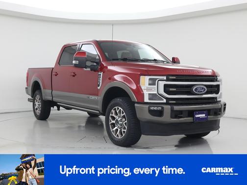 Red 2022 Ford F-250 King Ranch
