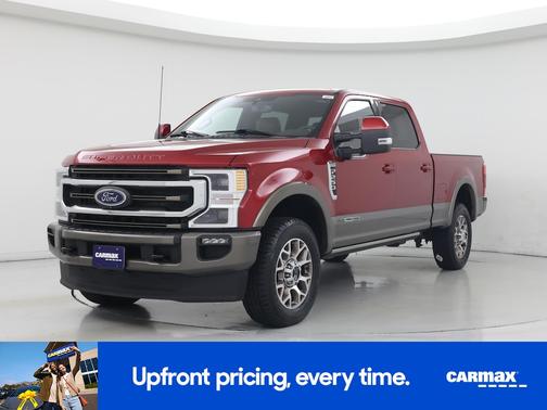 Red 2022 Ford F-250 King Ranch