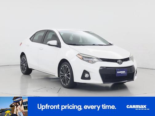 White 2015 Toyota Corolla S