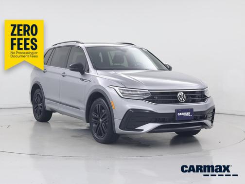 Silver 2022 Volkswagen Tiguan SE R-Line Black