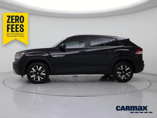 Black 2022 Volkswagen Atlas Cross Sport SE