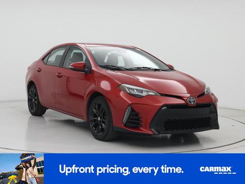 Red 2017 Toyota Corolla XSE