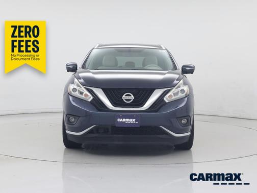 Blue 2015 Nissan Murano Platinum