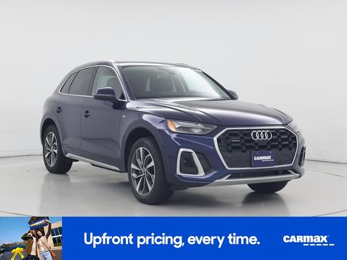 Blue 2022 Audi Q5 S-Line Premium