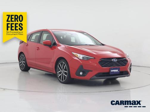 Red 2024 Subaru Impreza Sport
