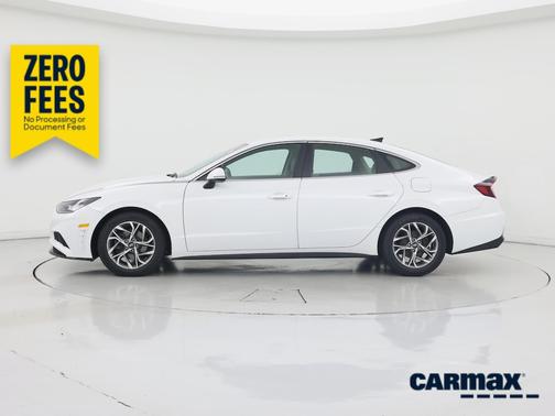 White 2020 Hyundai SONATA SEL