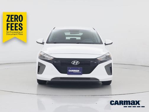 White 2019 Hyundai IONIQ Hybrid Blue