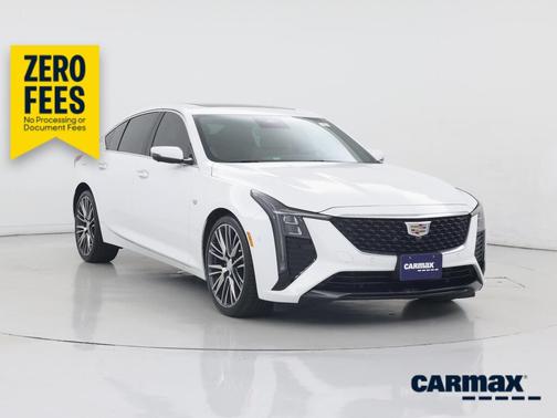 White 2025 Cadillac CT5 Premium Luxury