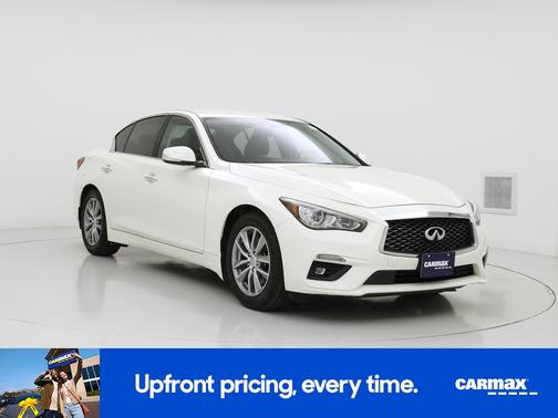 White 2021 INFINITI Q50 Pure