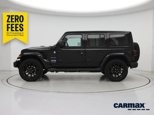 Black 2022 Jeep Wrangler Unlimited 4xe Unlimited Sahara