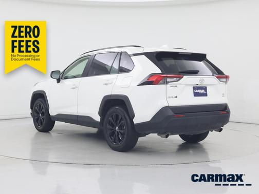White 2019 Toyota RAV4 LE