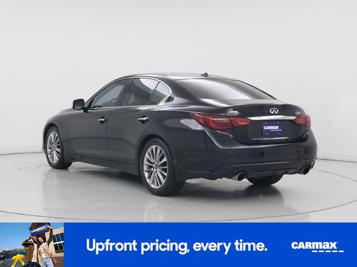 Black 2023 INFINITI Q50 Luxe