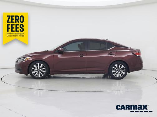 Burgundy 2020 Nissan Sentra SV