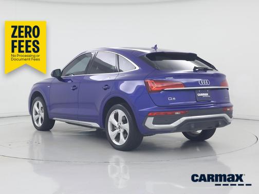 Blue 2023 Audi Q5 Sportback S-Line Premium