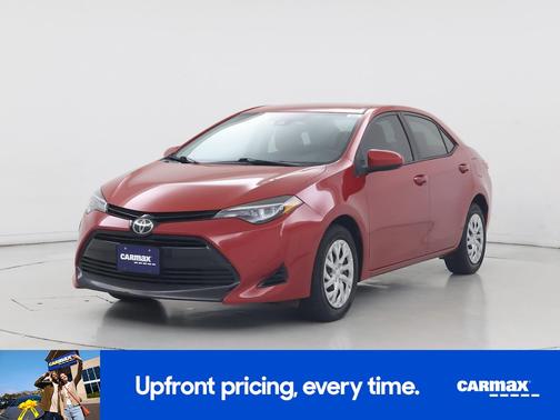 Red 2017 Toyota Corolla LE