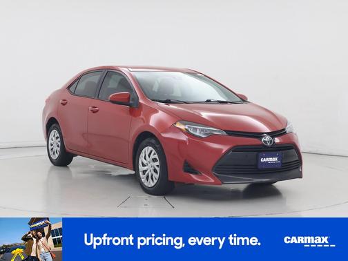Red 2017 Toyota Corolla LE