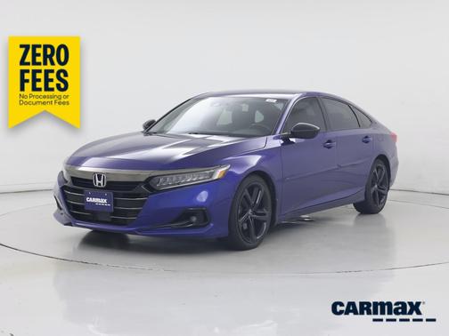 Blue 2021 Honda Accord Sport