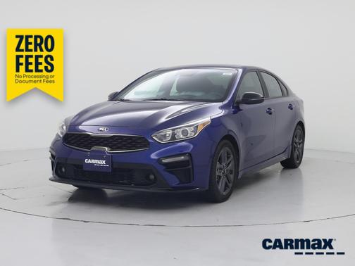 Blue 2021 Kia Forte GT-Line