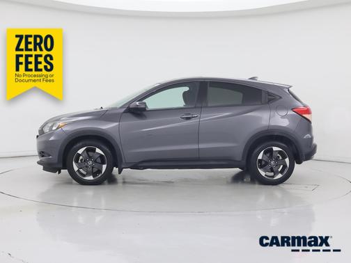 Gray 2018 Honda HR-V EX