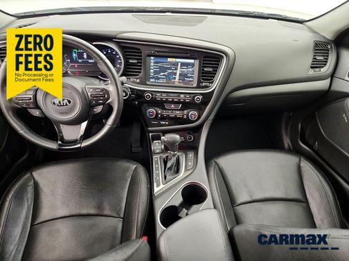 White 2016 Kia Optima Hybrid EX