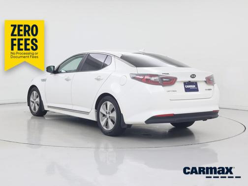 White 2016 Kia Optima Hybrid EX