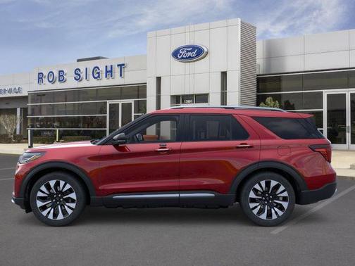 Rapid Red Metallic Tinted Clearcoat 2026 Ford Explorer Platinum