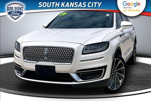 WHITE PLATINUM MET TRI-COAT 2019 Lincoln Nautilus Reserve