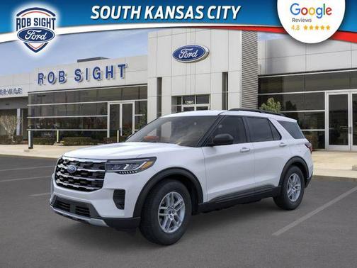 Space White Metallic 2026 Ford Explorer Active