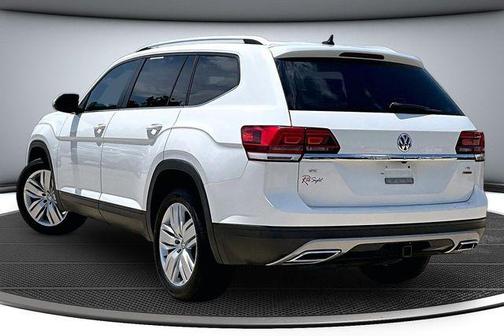 Pure White 2019 Volkswagen Atlas 3.6L SE w/Technology