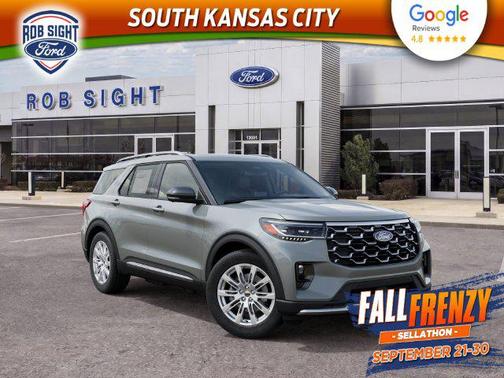 Avalanche Gray 2027 Ford Explorer Platinum