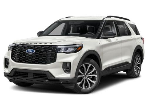 STAR WHITE MET TRI-COAT 2026 Ford Explorer ST-Line